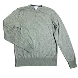Old Navy Sweater Men's S Cotton Blend Light Gray Crewneck Sweater